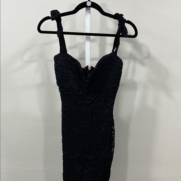 NOOKIE Romance Mini Dress in Black - Picture 2 of 7